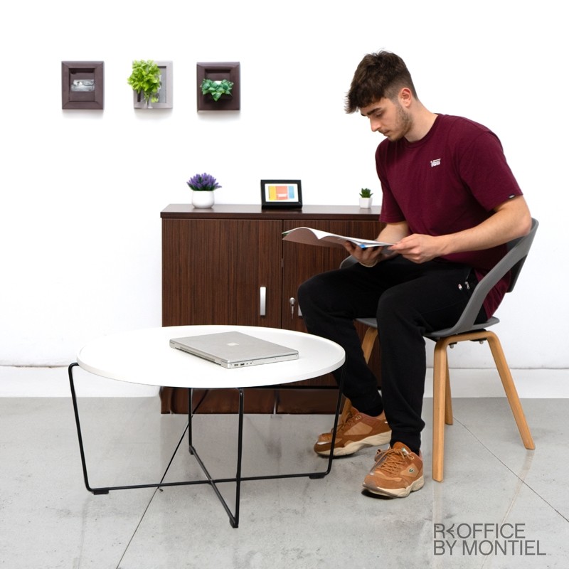 Silla Escritorio Sin ruedas Nórdica Liner de Mobel Línea