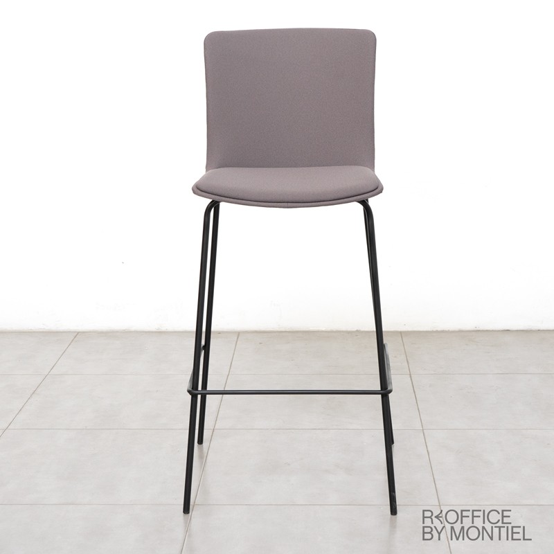 Taburete Alto con Respaldo Glove de Forma 5 - Montiel