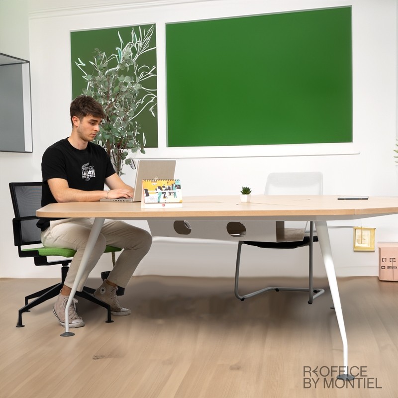 Silla confidente recepción Slat 4C de Dynamobel - Montiel