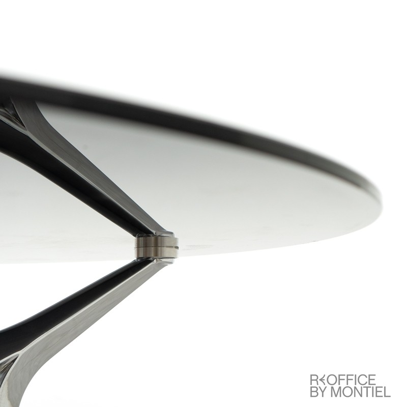 Mesa Redonda Reuniones Cristal Arkitek de Actiu - Montiel