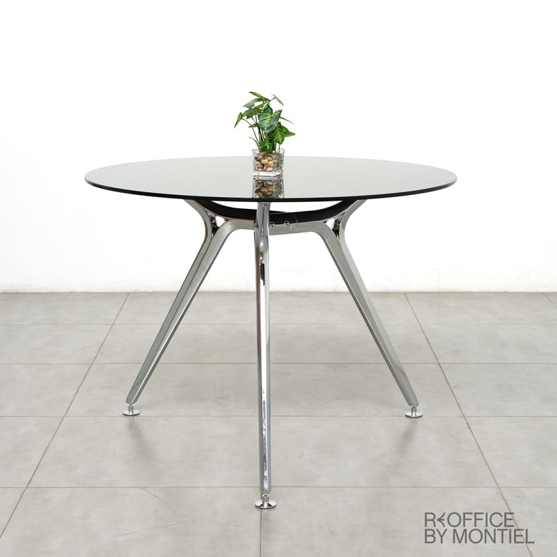 Mesa Redonda Reuniones Cristal Arkitek de Actiu - Montiel