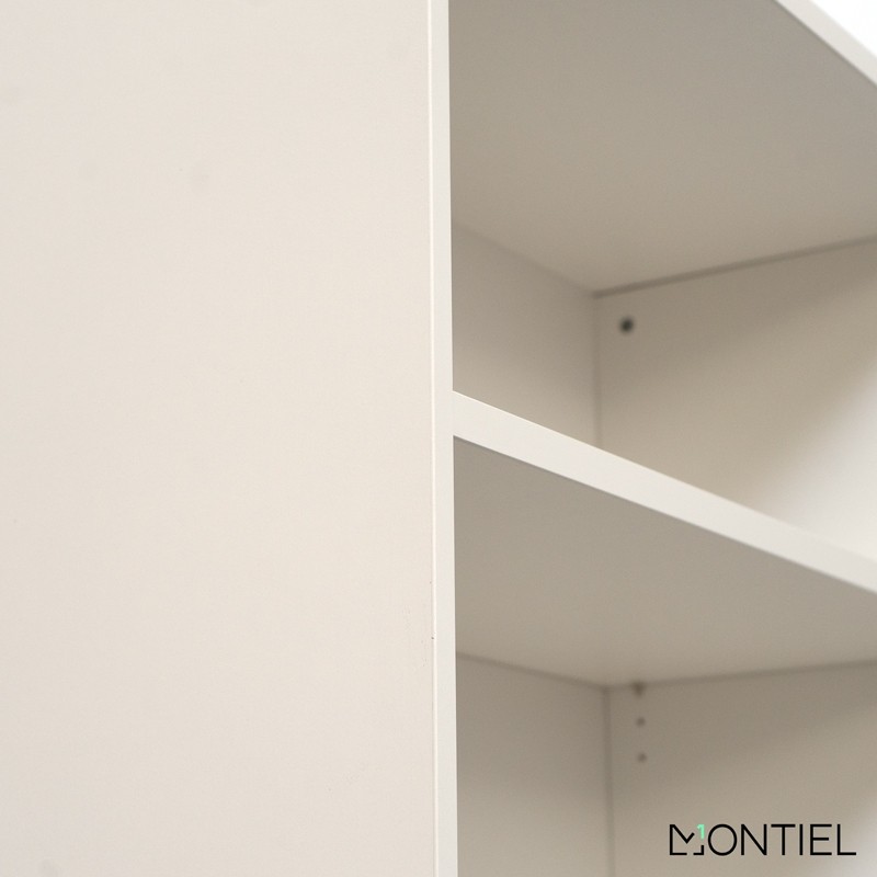 Armario Blanco con Llave y Puertas Bajas de Kunna - Montiel