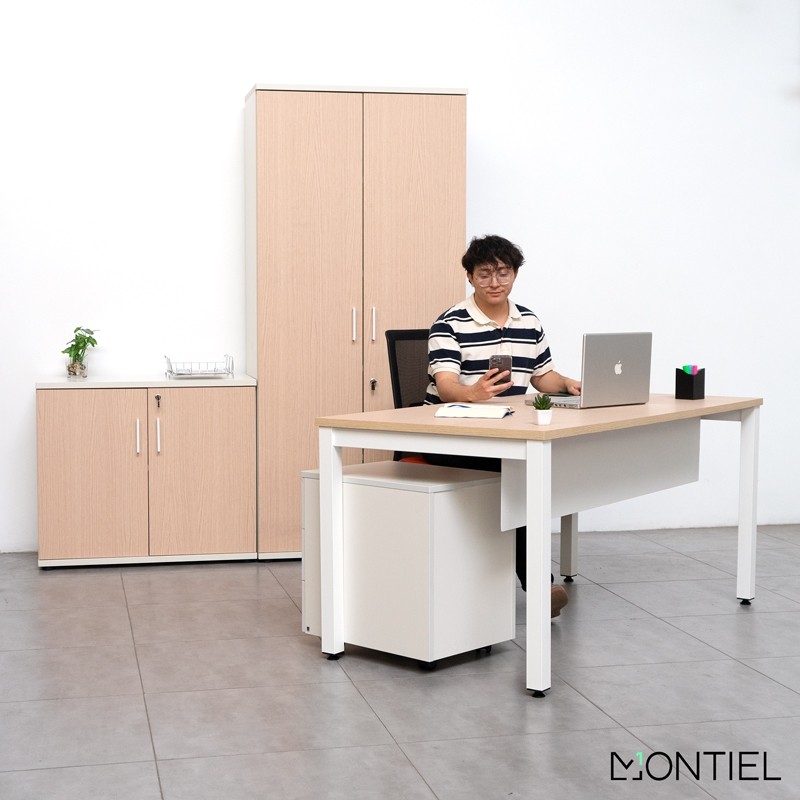 ▷ Armario Bajo con Llave para Oficina de Kunna - Muebles Montiel