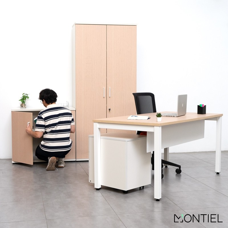 ▷ Armario Bajo con Llave para Oficina de Kunna - Muebles Montiel