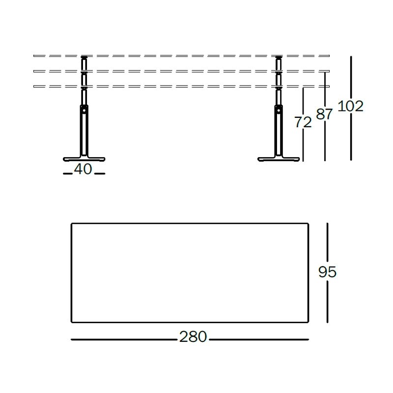 Mesa de Diseño Brut TV2537 de Magis - Muebles Montiel