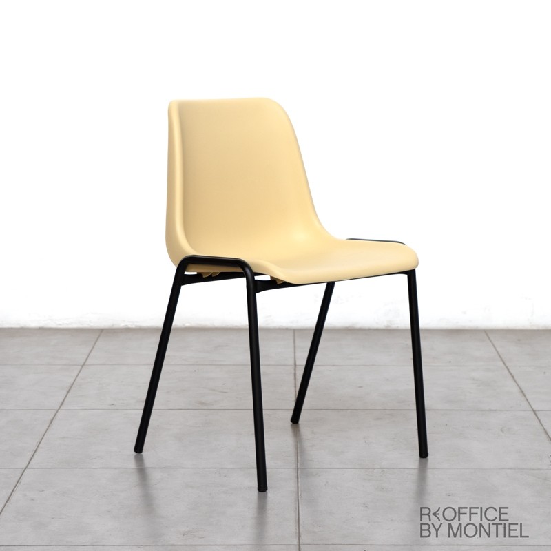 Silla para salas de espera beige MM889 - Montiel