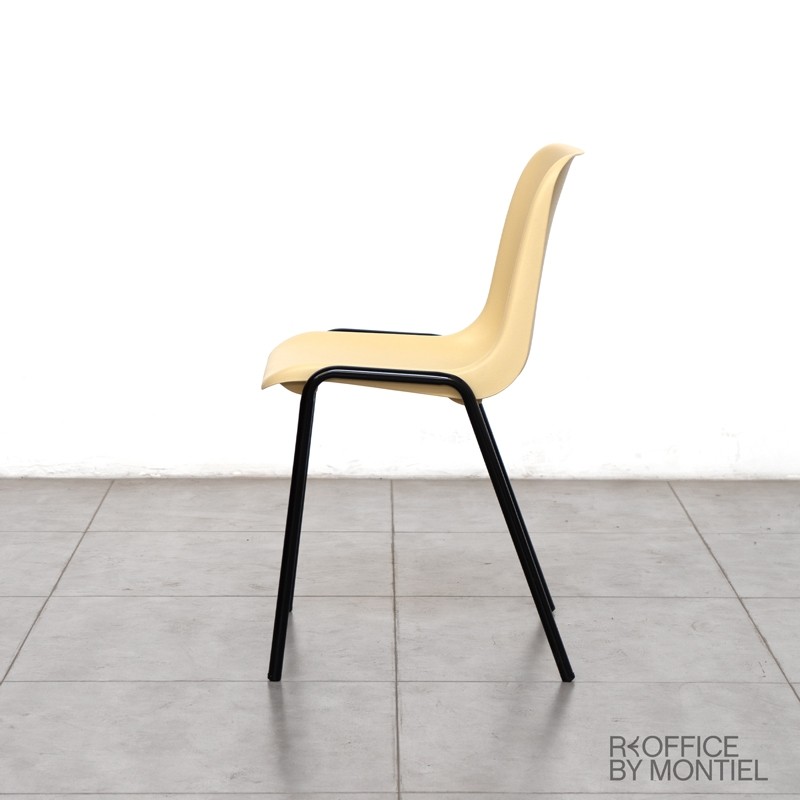 Silla para salas de espera beige MM889 - Montiel
