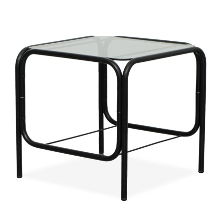 Mesa Auxiliar de Cristal para sala de espera - Montiel