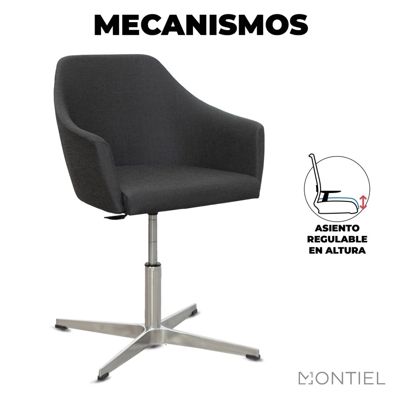 ▷ Butaca Giratoria para Salas de Espera Sofía de Kunna - Montiel