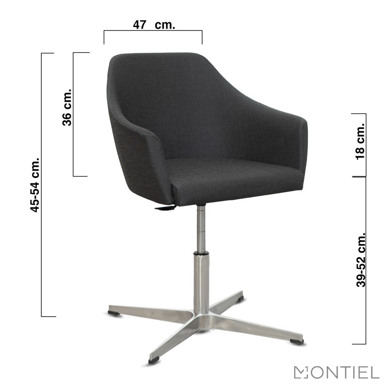 ▷ Butaca Giratoria para Salas de Espera Sofía de Kunna - Montiel