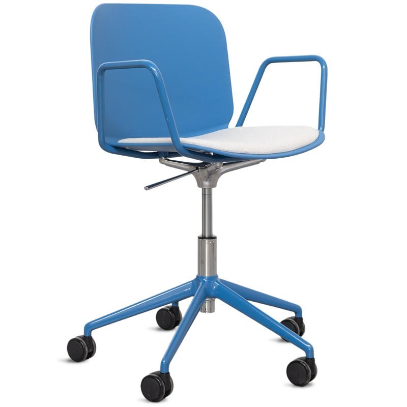 Silla Confidente Giratoria Azul Vent de Ofita - Reoffice