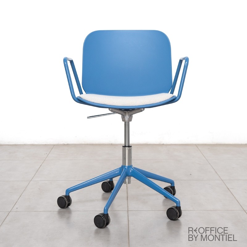 Silla Confidente Giratoria Azul Vent de Ofita - Reoffice