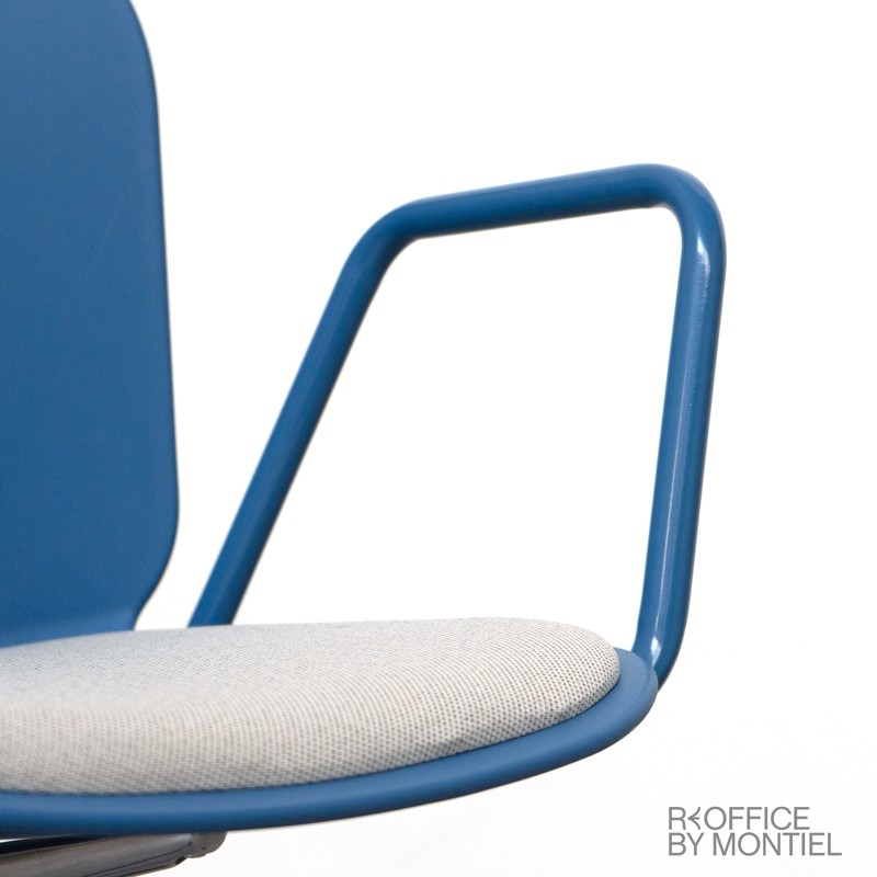 Silla Confidente Giratoria Azul Vent de Ofita - Reoffice