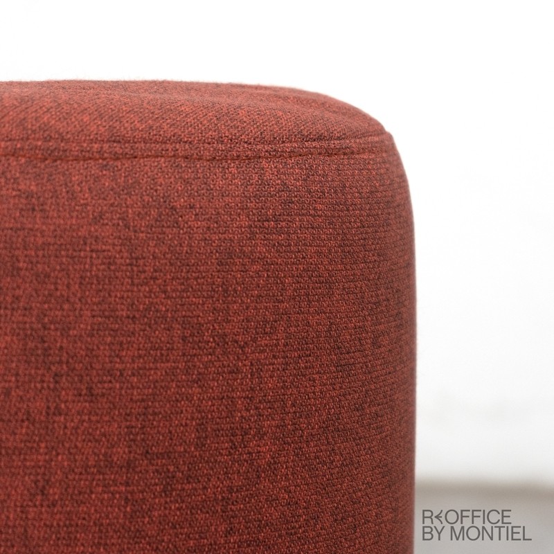 Asiento Puf rojo Forthink de Ofita - Reoffice