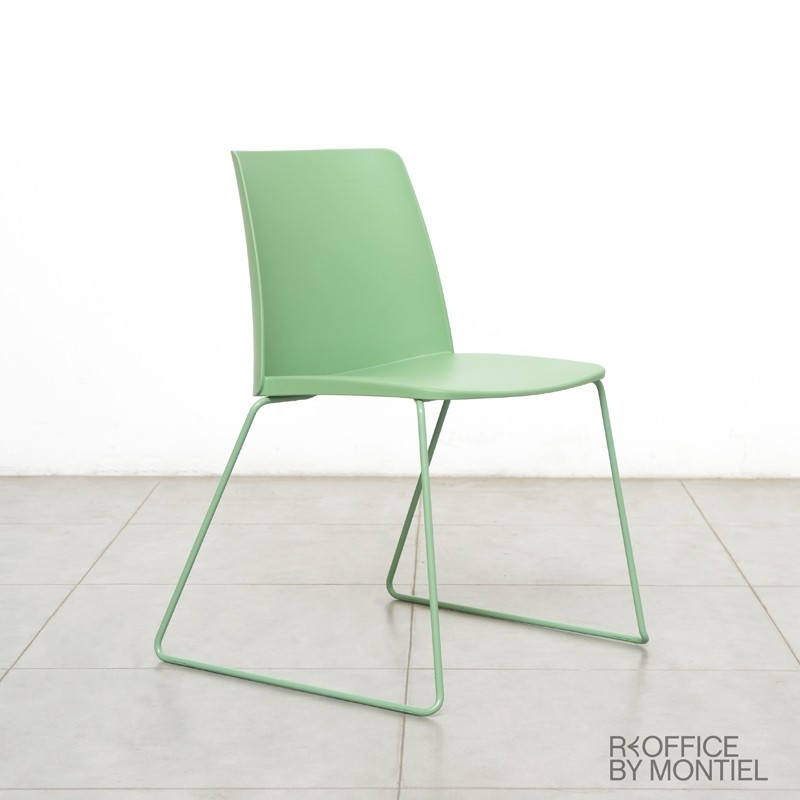 Silla Escritorio sin ruedas verde Virgo de Ofita - Reoffice