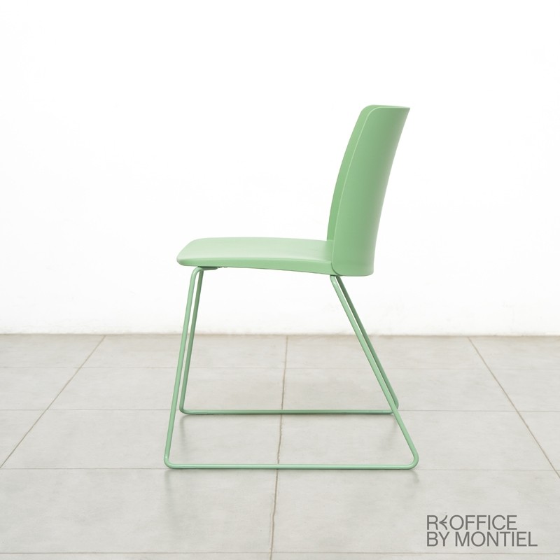 Silla Escritorio sin ruedas verde Virgo de Ofita - Reoffice