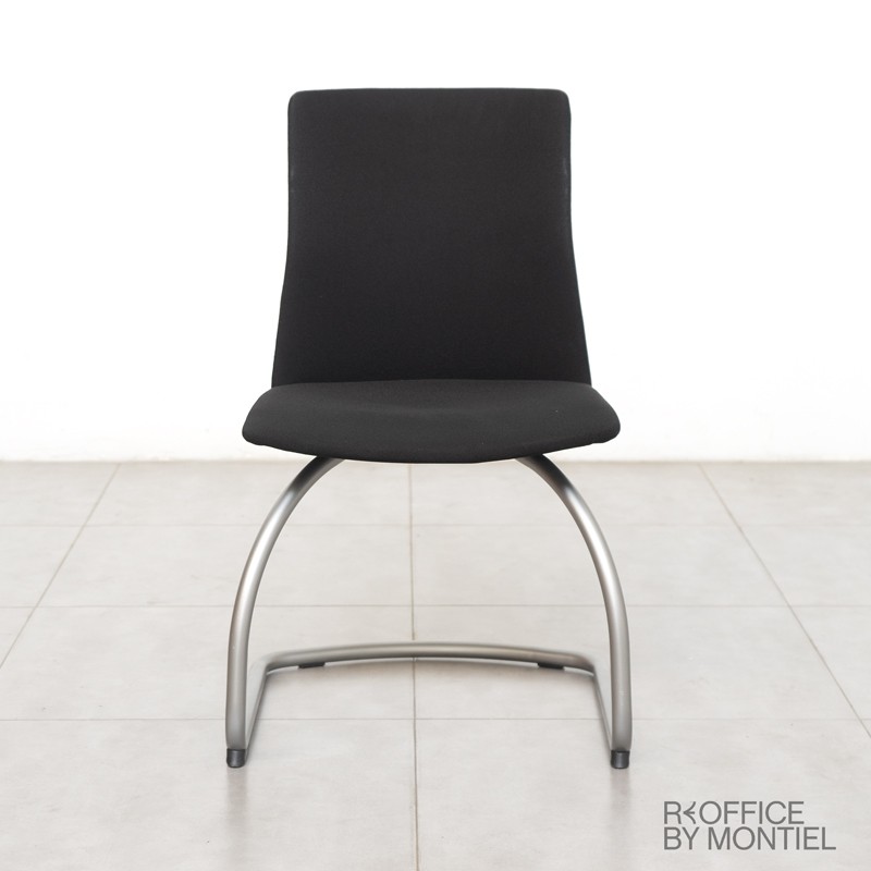 Silla Salas de Espera Negra MM1500 de Montiel