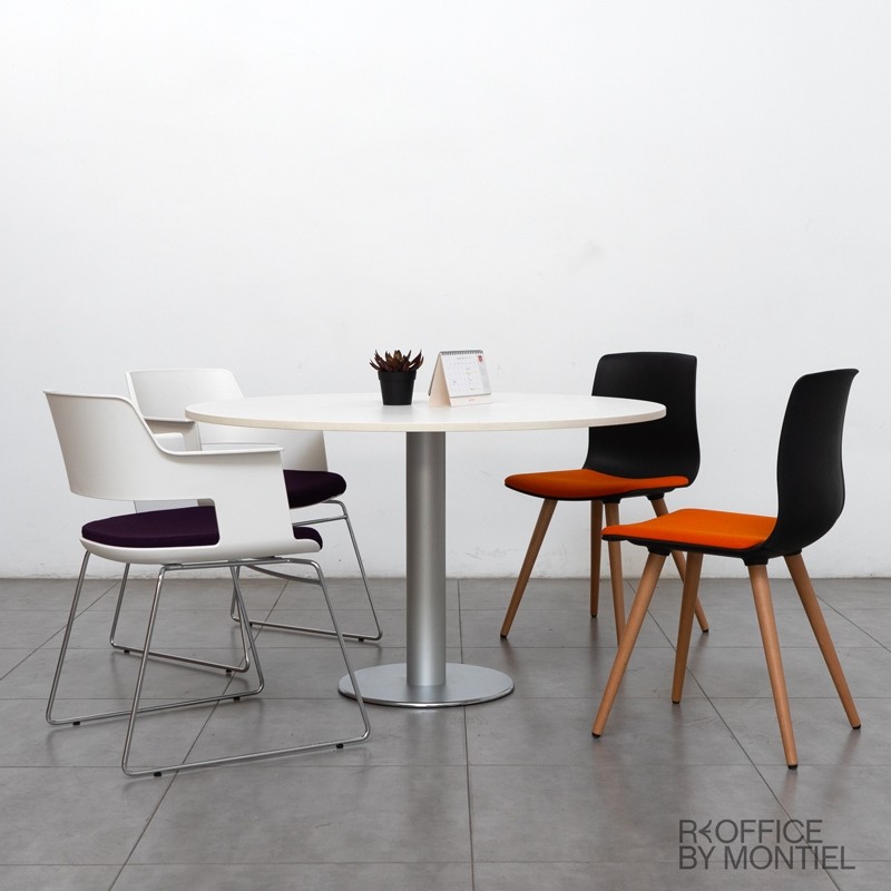 Silla patas Madera para Salas de Espera Noom 50 de Actiu