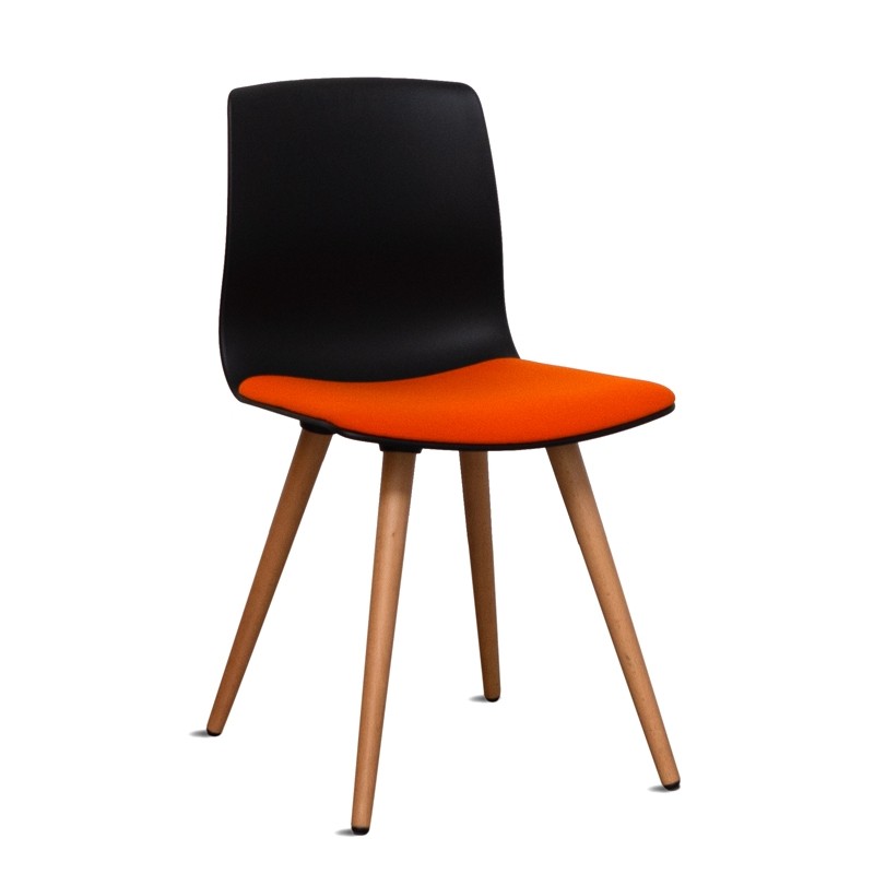 Silla patas Madera para Salas de Espera Noom 50 de Actiu