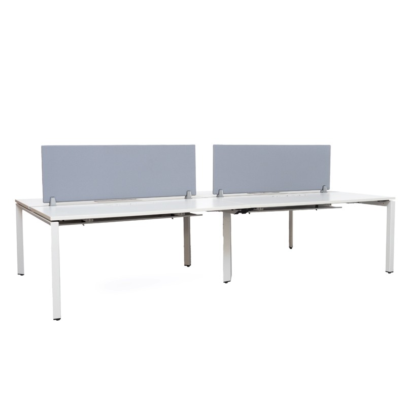 Multipuesto 4 personas Ottima Steelcase - Blanco | 360x161,5 cm