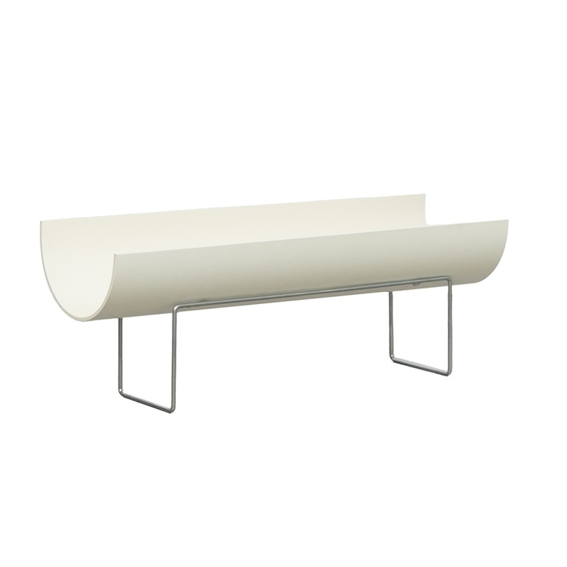 Revistero Blanco de Madera de Viccarbe - Reoffice