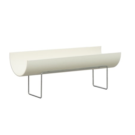 Revistero Blanco de Madera de Viccarbe - Reoffice