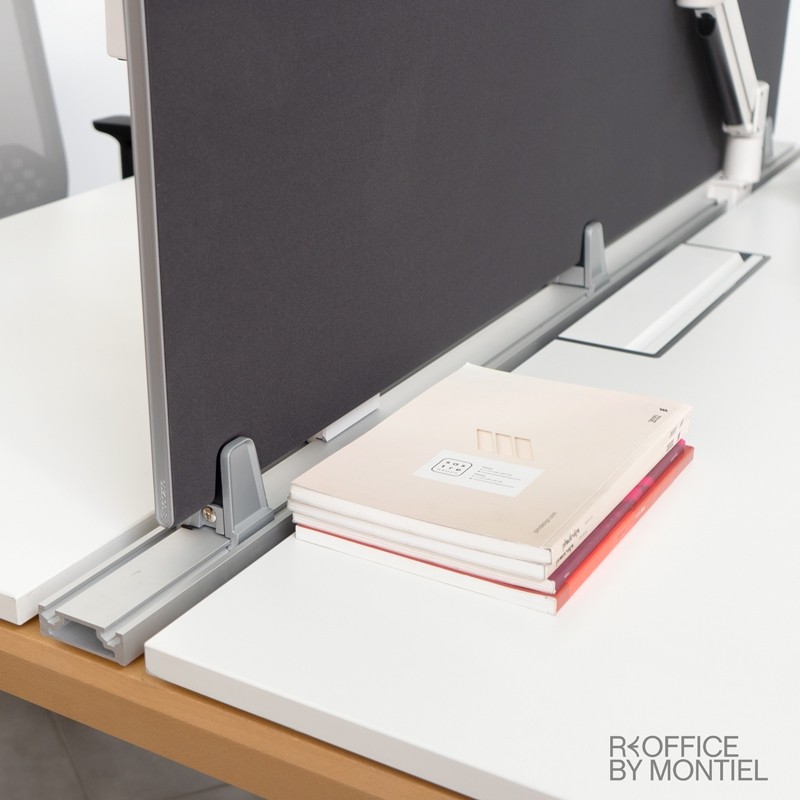 Mesa Multipuesto Madera y Blanco 180x160 cm