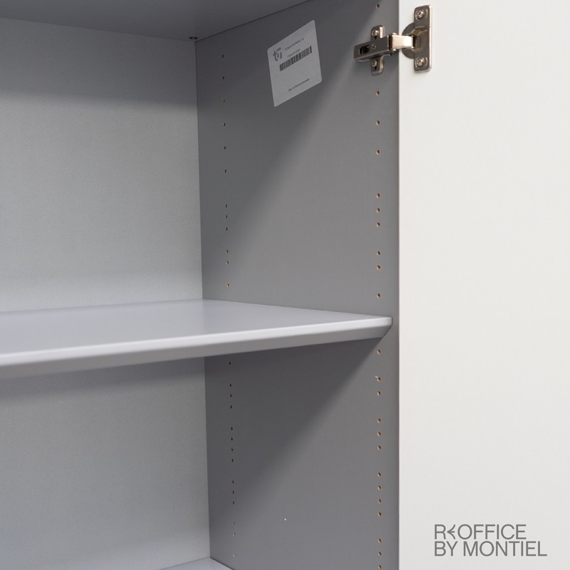 Armario Madera Blanco 125x80 cm de Permasa - Reoffice