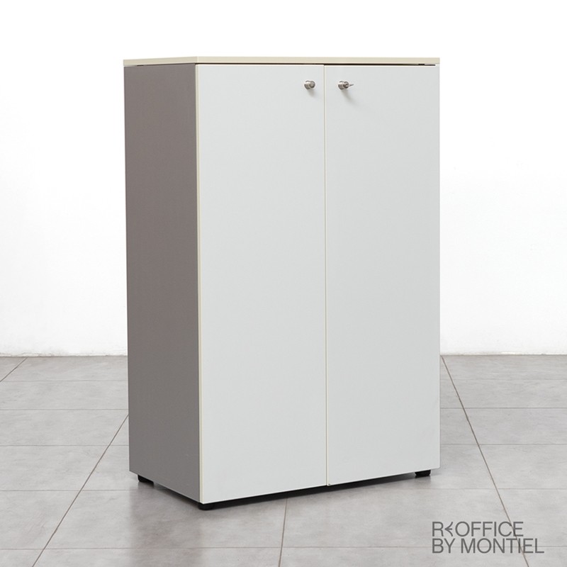 Armario Madera Blanco 125x80 cm de Permasa - Reoffice