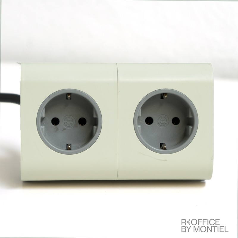 Regleta 2 enchufes para Oficinas de Steelcase - Reoffice