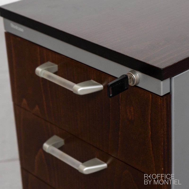 Cajonera con Llave y 3 cajones de Steelcase - Reoffice