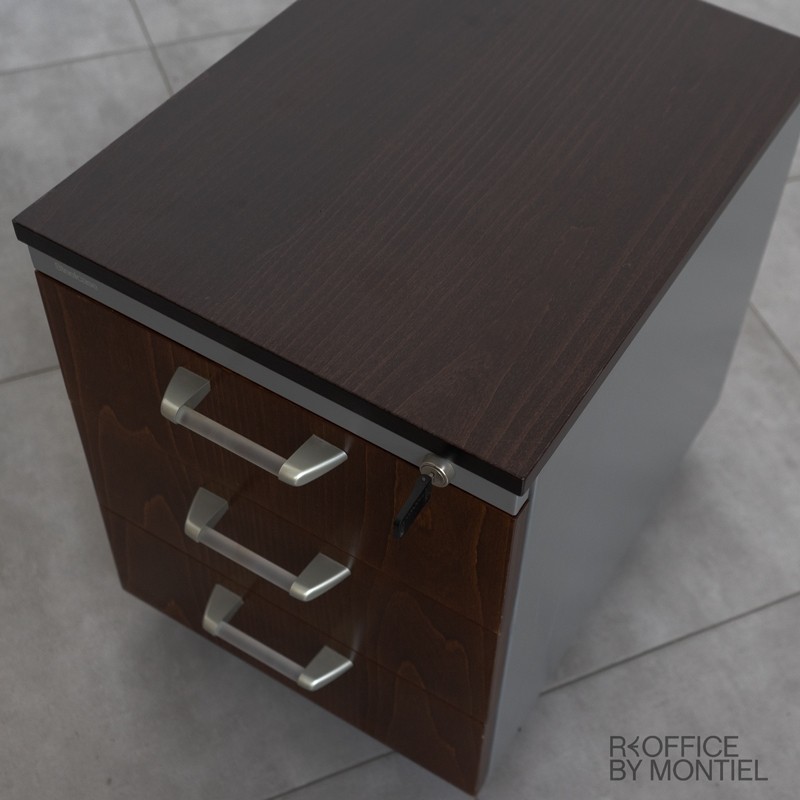Cajonera con Llave y 3 cajones de Steelcase - Reoffice