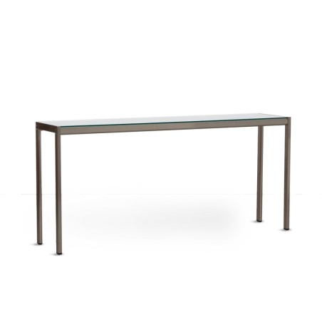 Mesa alta estrecha de cristal MM1565 - Montiel