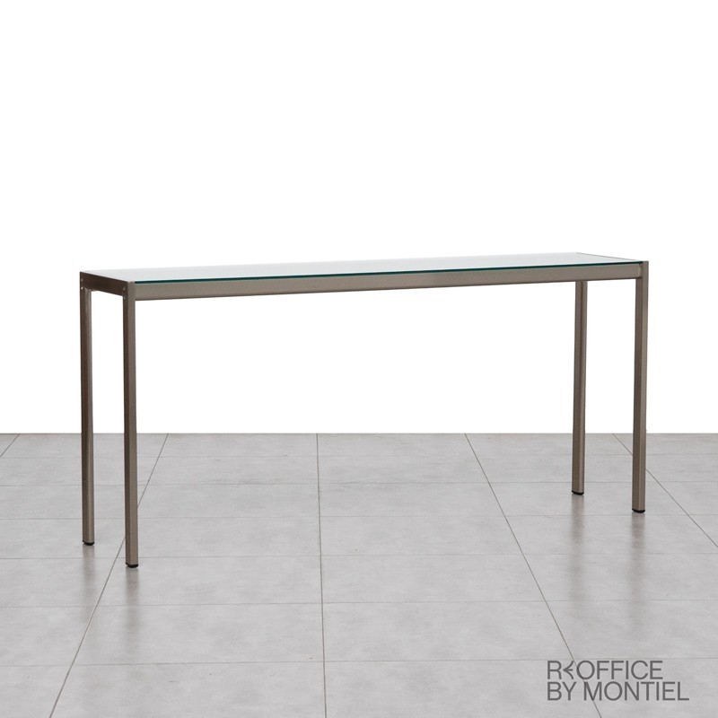 Mesa alta estrecha de cristal MM1565 - Montiel