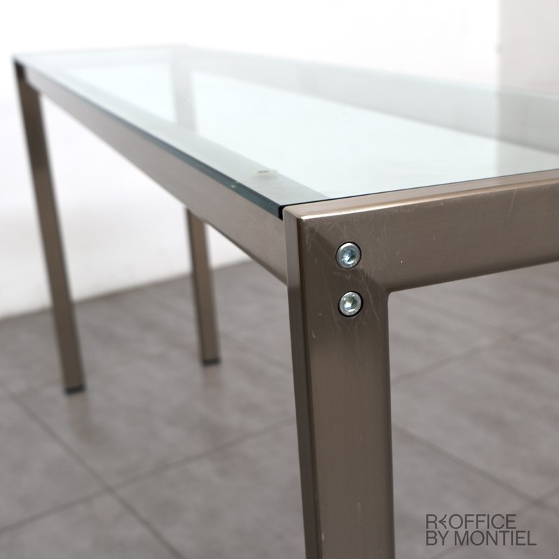 Mesa alta estrecha de cristal MM1565 - Montiel