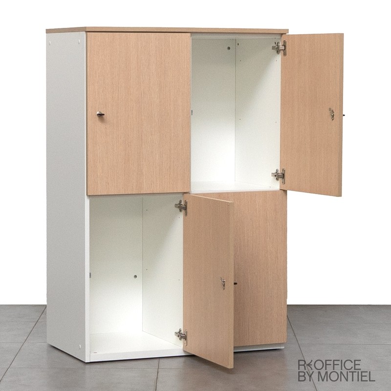 Taquilla 4 Puertas Madera  Oficina Campus de Forma 5 - Reoffice