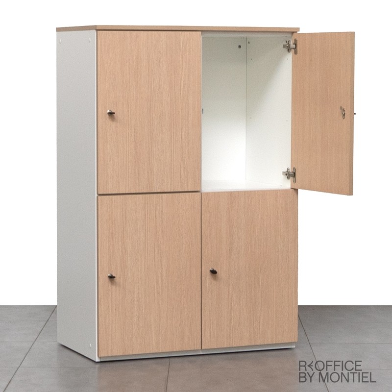 Taquilla 4 Puertas Madera  Oficina Campus de Forma 5 - Reoffice