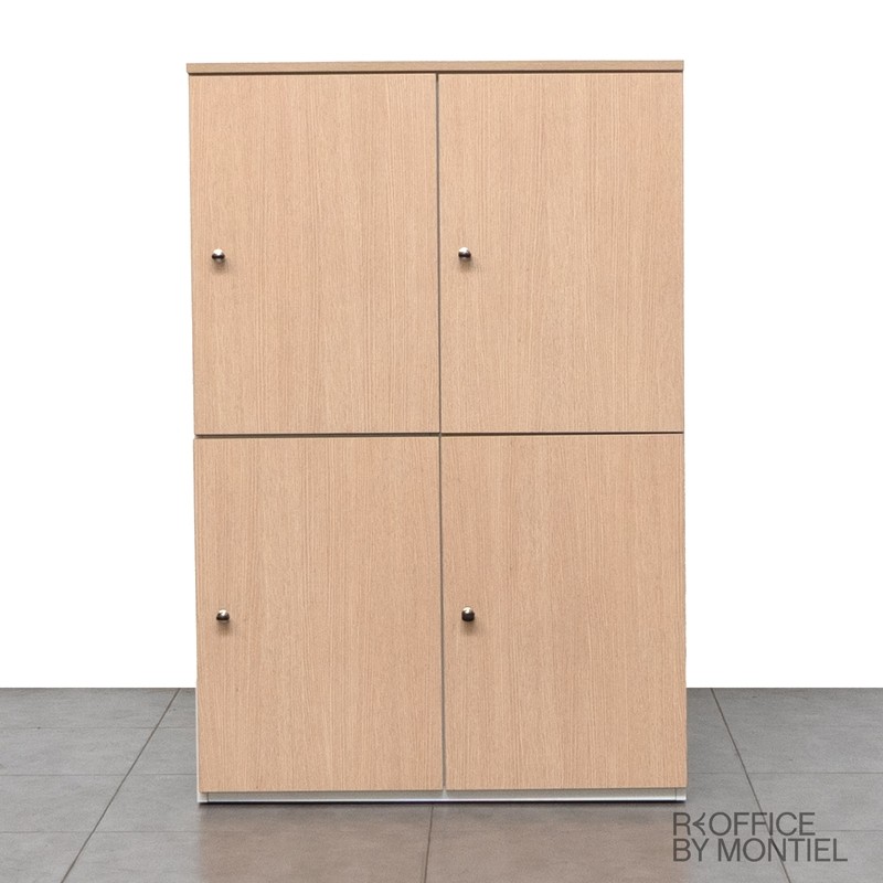 Taquilla 4 Puertas Madera  Oficina Campus de Forma 5 - Reoffice