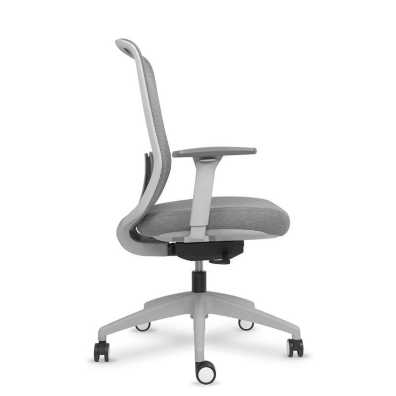 Silla Escritorio Malla Negra o Gris Edward de Kunna