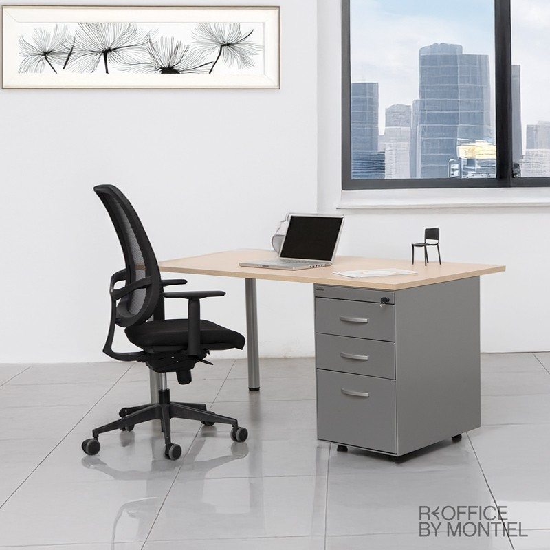 Escritorio con Cajones de Madera de Kemen - Reoffice