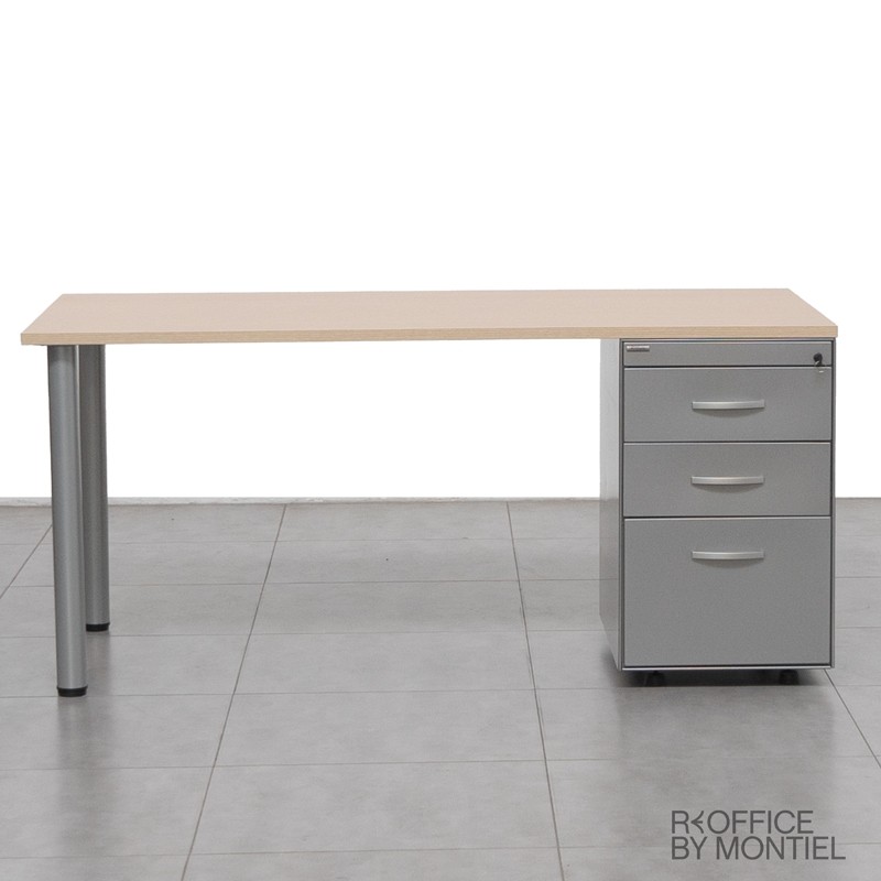 Escritorio con Cajones de Madera de Kemen - Reoffice