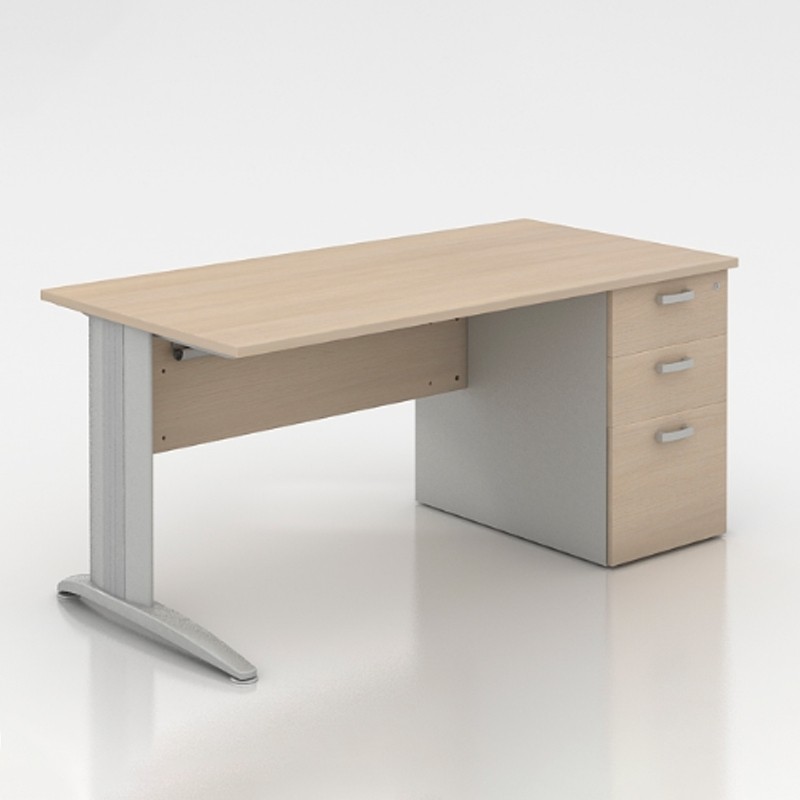 Mesa Oficina con cajones Sigma de Mobel Línea - Montiel