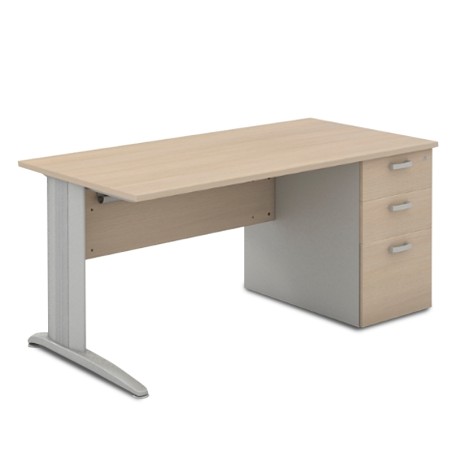 Mesa Oficina con cajones Sigma de Mobel Línea - Montiel