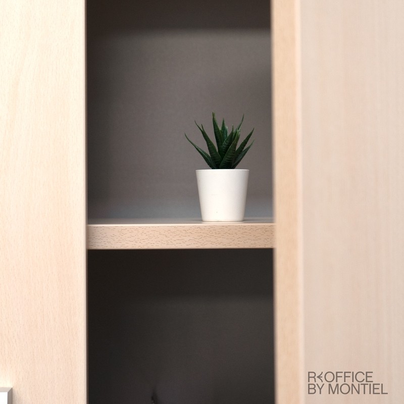 Armario Madera con Llave Oficina de Mobel Línea - Montiel