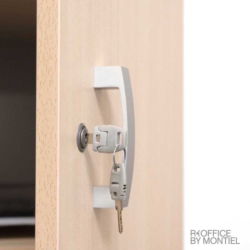 Armario Madera con Llave Oficina de Mobel Línea - Montiel