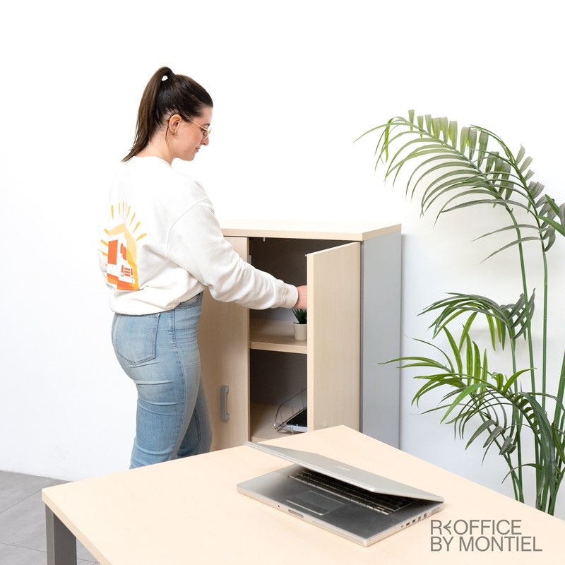 Armario Madera con Llave Oficina de Mobel Línea - Montiel