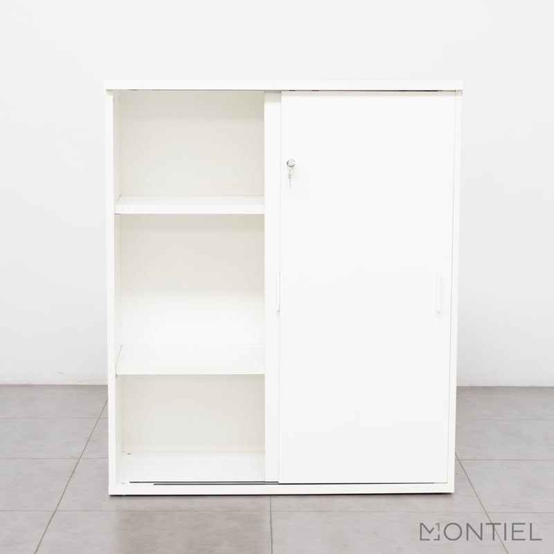 armario blanco madera para despachos