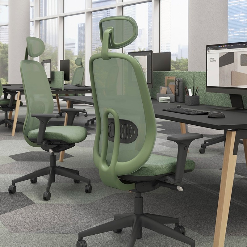 Silla Escritorio Giratoria Olive de Mobel Línea - Montiel