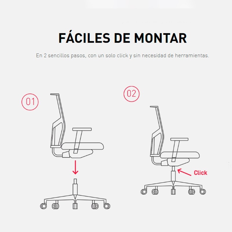 ▷ Silla Ergonómica Flexa de DileOffice Express - Montiel