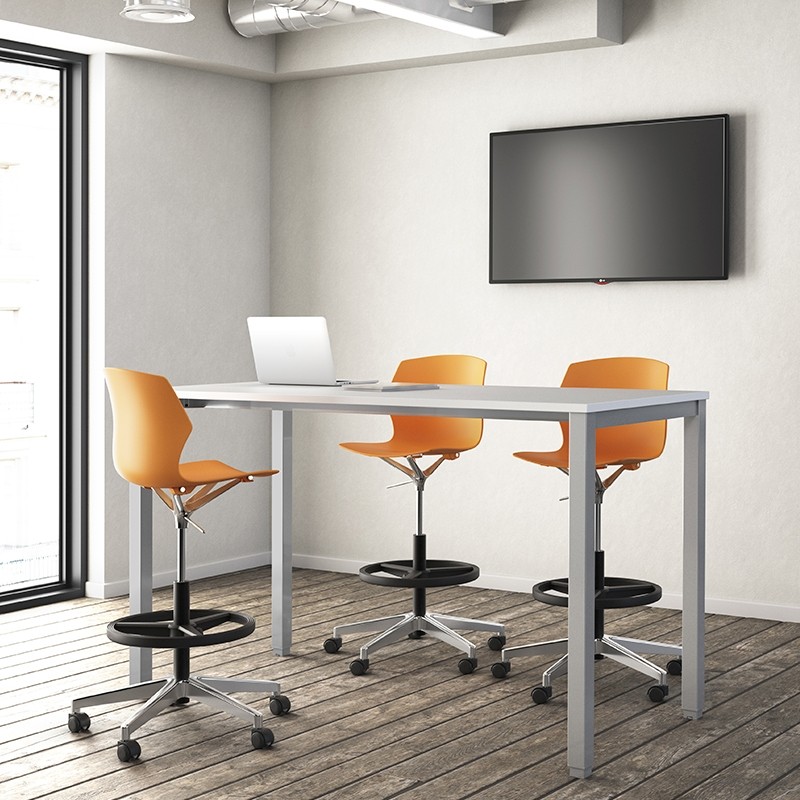 Mesa Alta Madera Oficina Tempo de Mobel Línea - Montiel